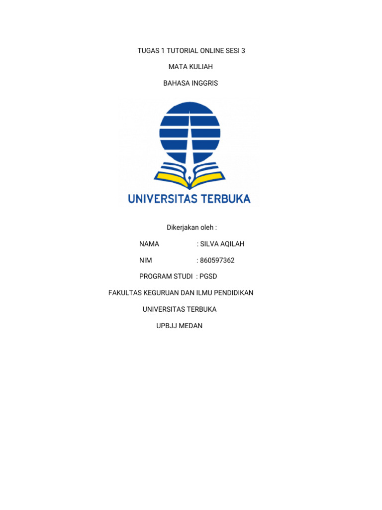 English Language Tutorial Assignment | PDF