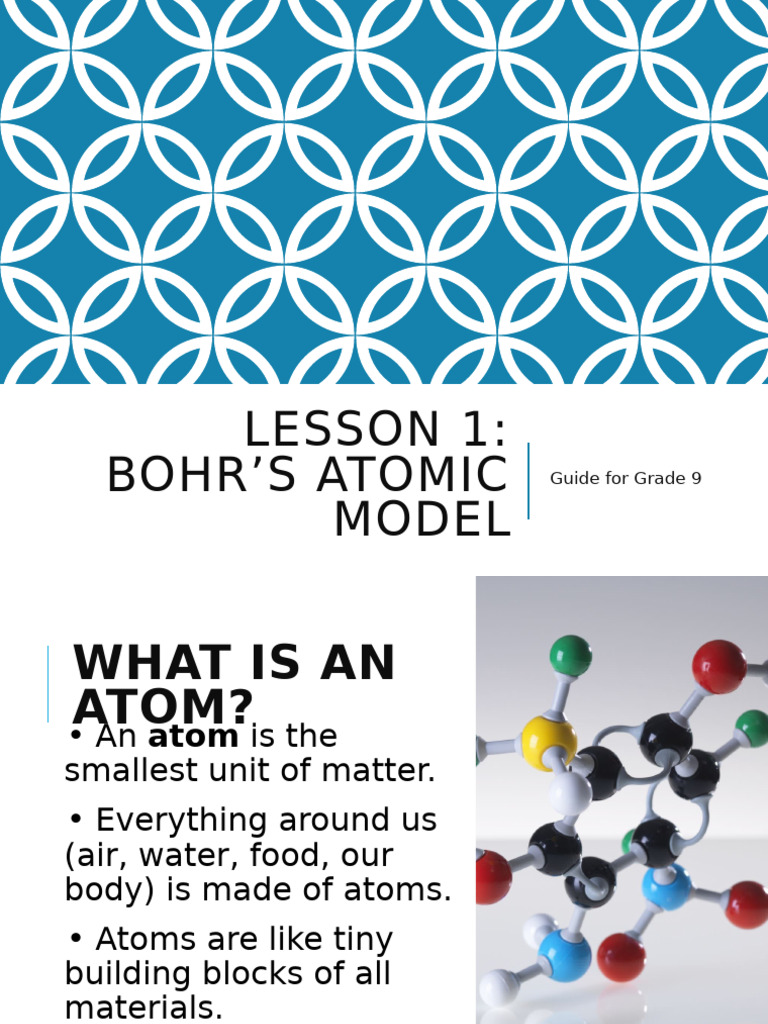 Bohr Atomic Model Grade9 | PDF