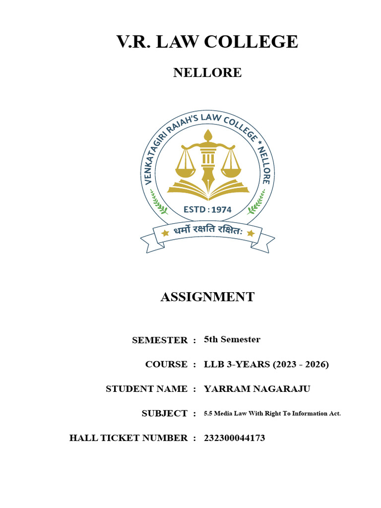 5-Assignment Cover Page Template | PDF