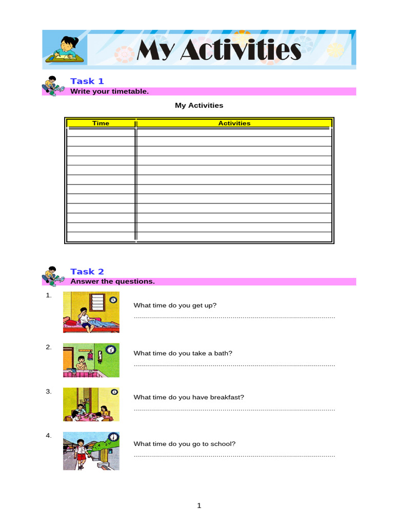 My Activities | PDF