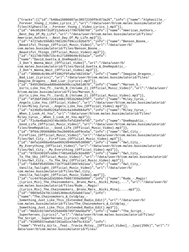 Tracks | PDF | Internet | Computer File