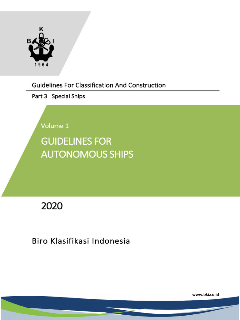 Guidelines for Autonomous Ships 2020 | PDF | Risk | System