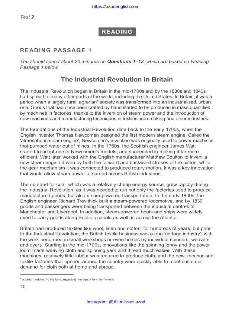 The Industrial Revolution in Britain | PDF | Industrial Revolution ...