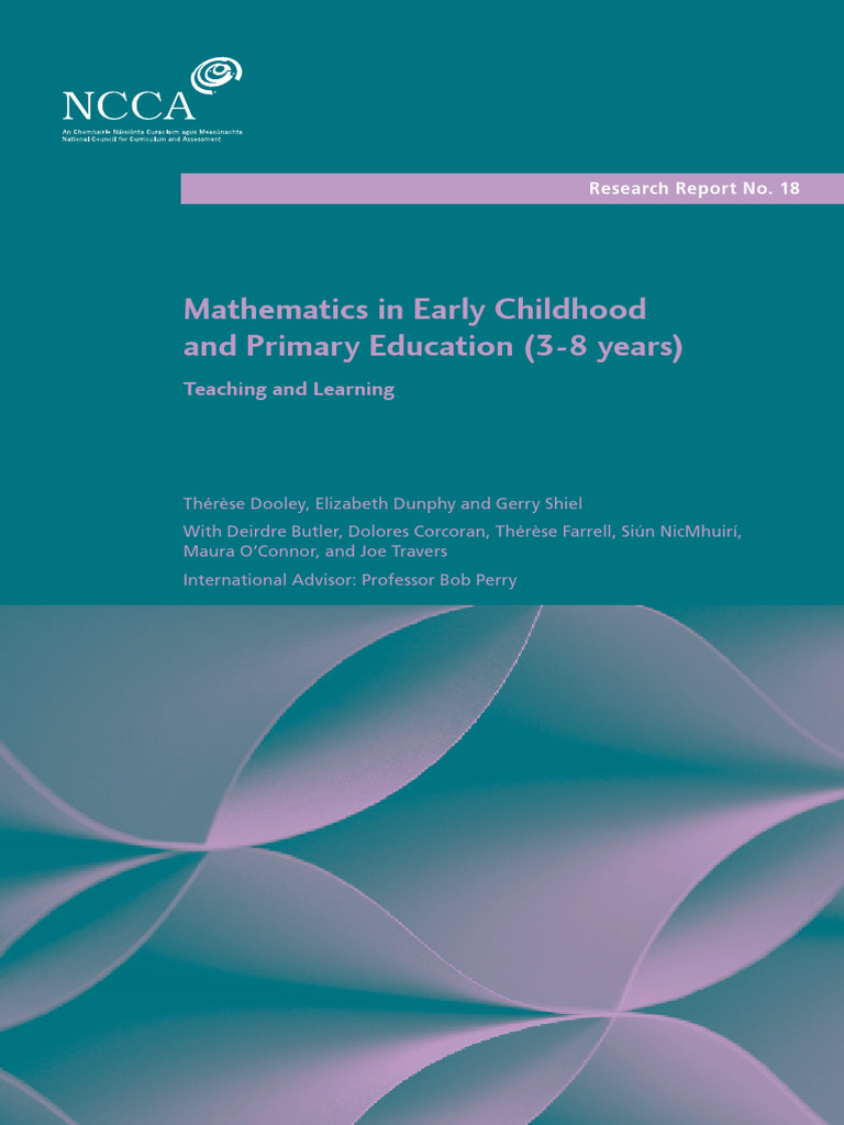 Early Childhood Math Education Insights | PDF | Pedagogy | Curriculum
