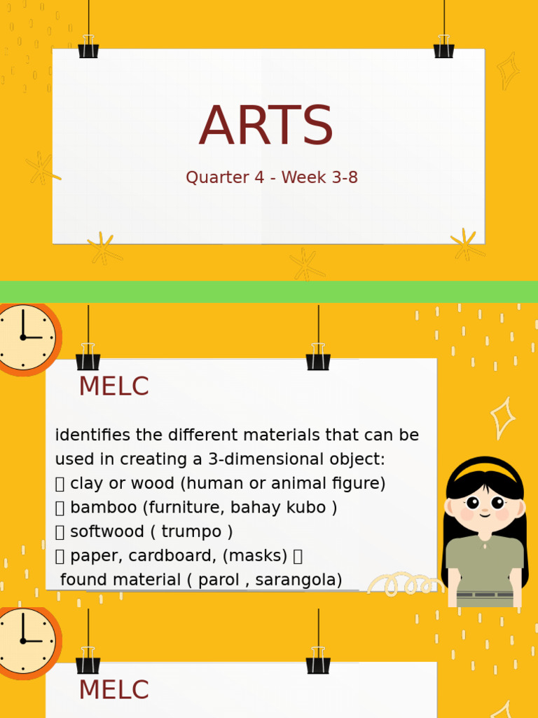 Arts Week 3-8 Quarter 4 | PDF