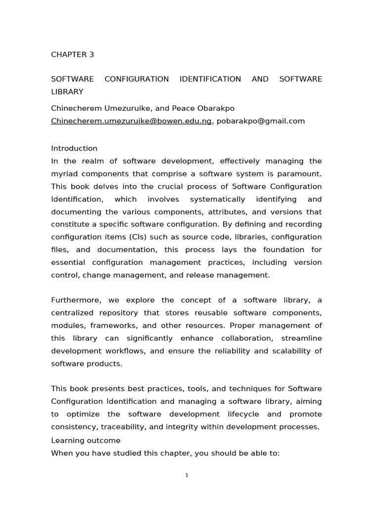 Software Configuration | PDF | Software Development | Library (Computing)
