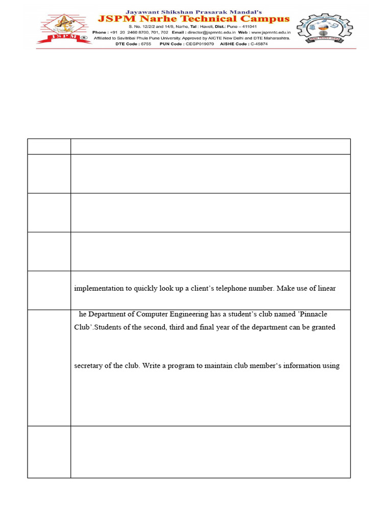 DS List of Experiment | PDF | Queue (Abstract Data Type) | Computer ...
