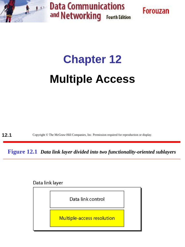 ch12 | PDF | Channel Access Method | Telecommunications Engineering