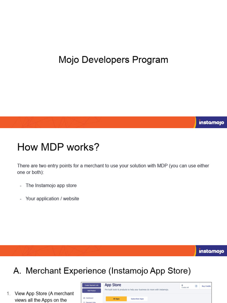 Merchant Developer Experience | PDF