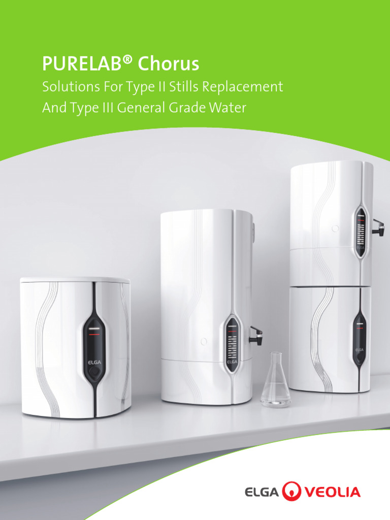 PURELAB® Chorus Water Purification Solutions | PDF | Water Purification ...
