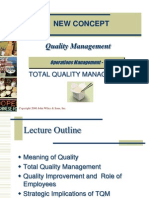 New Concept: Quality Management