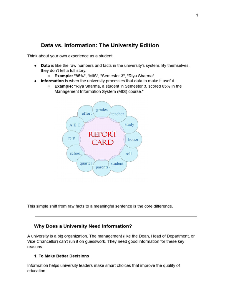 Data vs. Information in Universities | PDF | Point Of Sale | Simulation