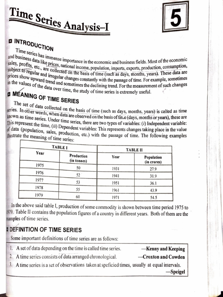 Time Series Analysis | PDF