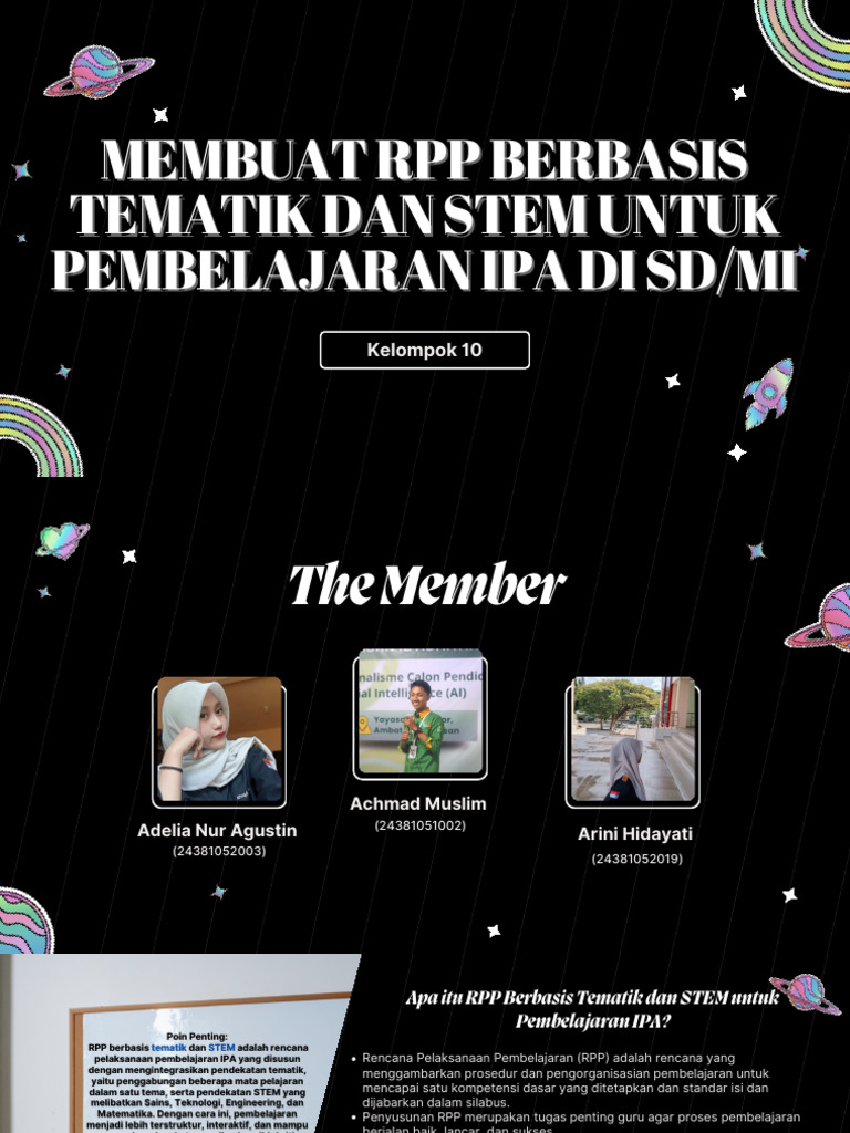 Membuat RPP Berbasis Tematik Dan Stem Untuk Pembelajaran Ipa Di SD Atau ...