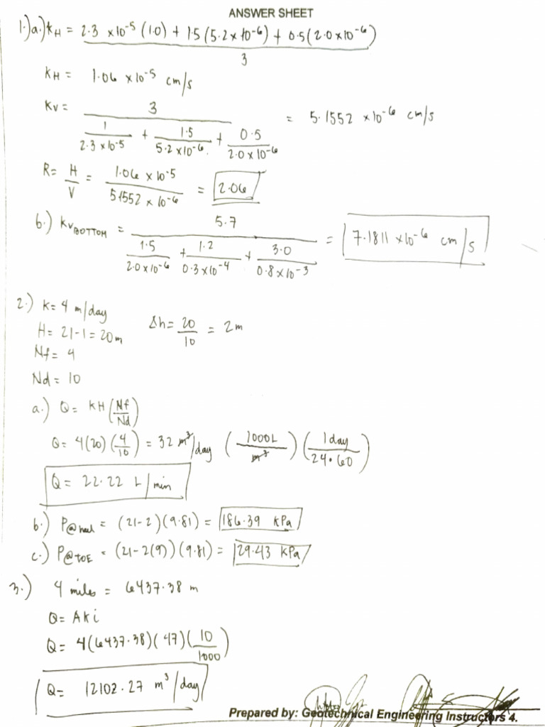 Engineering Calculations for Borrow Pits | PDF