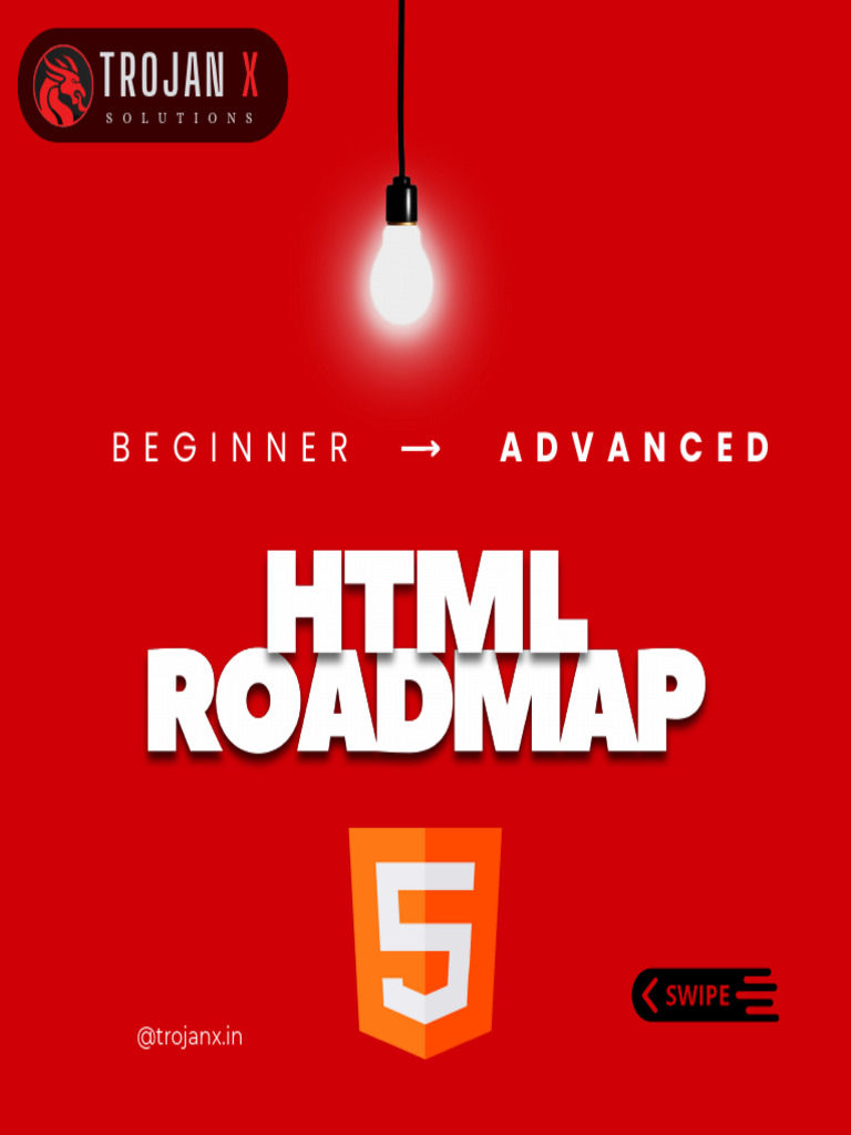 Master HTML With This Complete Roadmap | PDF