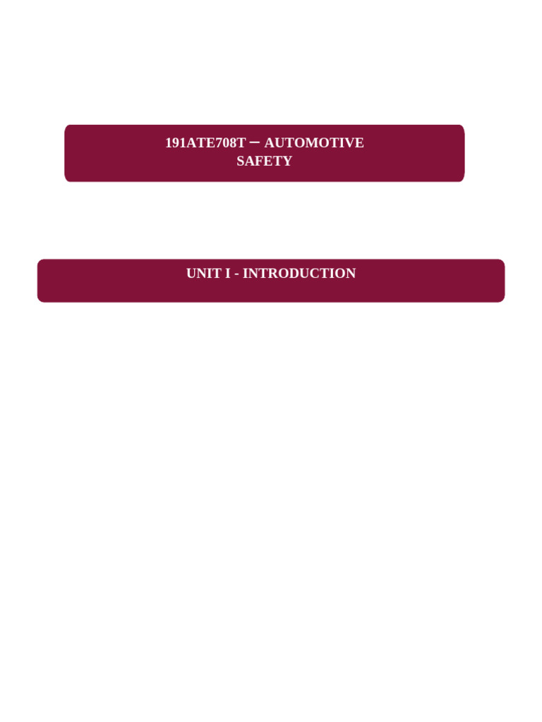 Automotive Safety Design Principles | PDF | Vehicles | Motor Vehicle