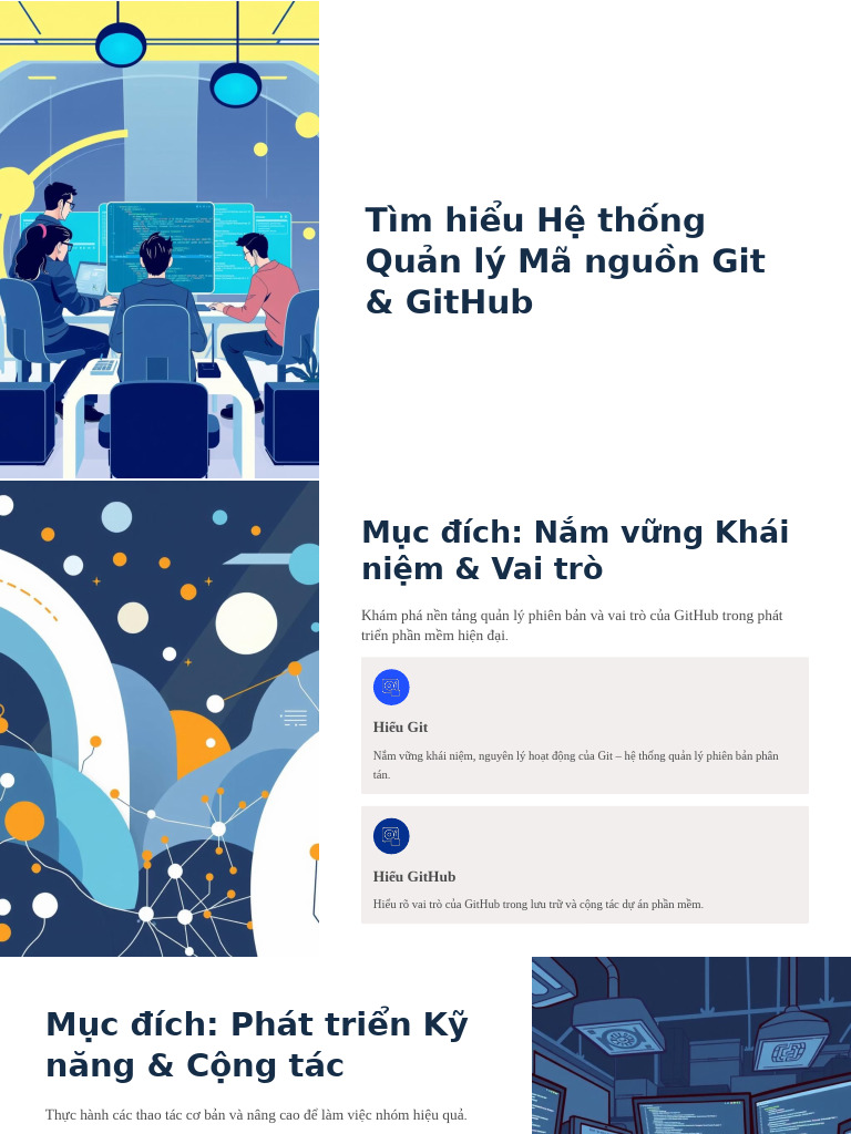Tìm Hiểu Hệ Thống Quản Lý Mã Nguồn Git & Github | PDF