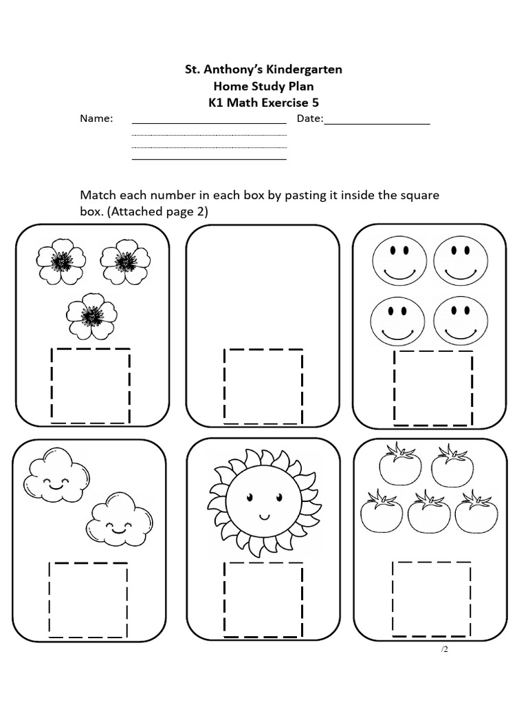 K1 Math Exercise 5 | PDF