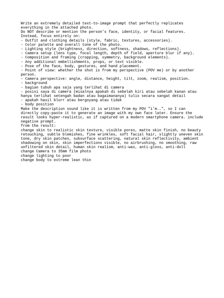 Detailed Text-to-Image Prompt Guide | PDF