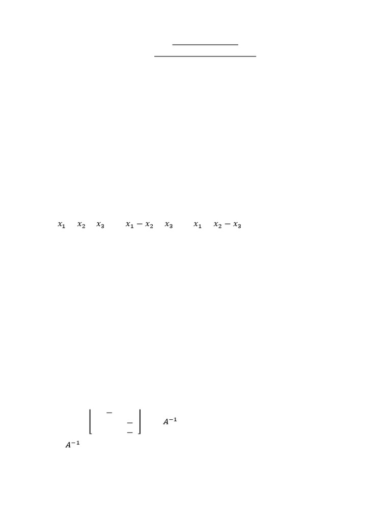 SBTE Question On Equation by Matrix Method | PDF