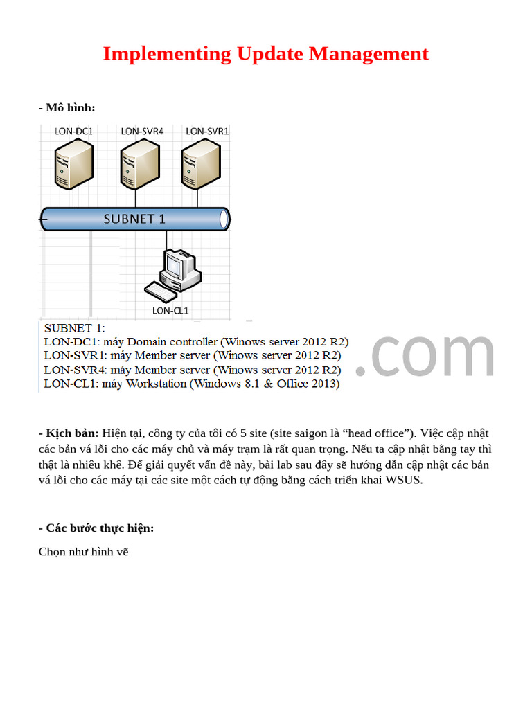 25 Implementing Update Management | PDF