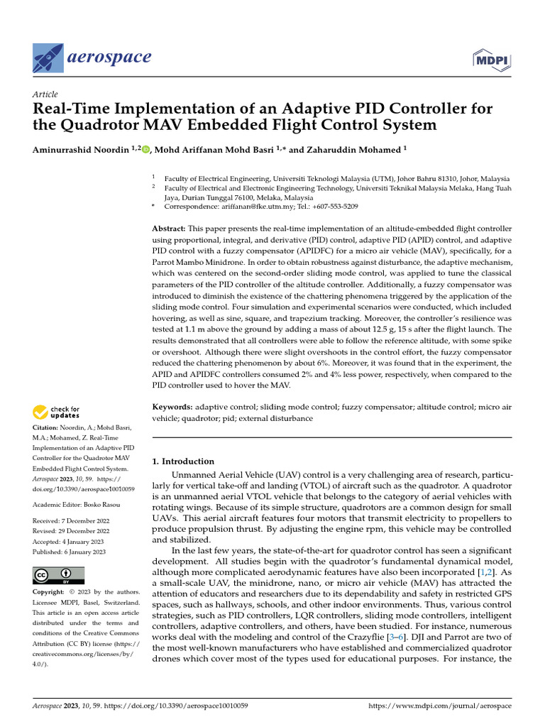 Real-Time Implementation of An Adaptive PID Controller | PDF ...