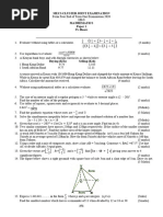 NCE 2025 Mathematics | PDF | Area | Elementary Mathematics
