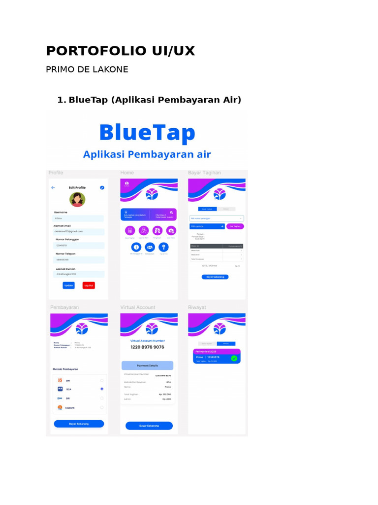 Portofolio Ui | PDF