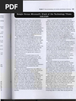 Case Study - GoogleVsMicrosoft