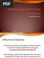 Renovación de La Lírica Castellana