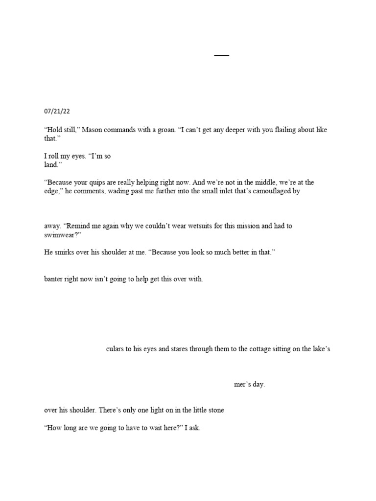 Summer Scenarios Mason | PDF | Massage