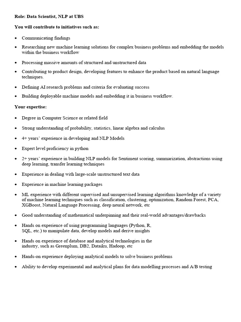Data Scientist | PDF