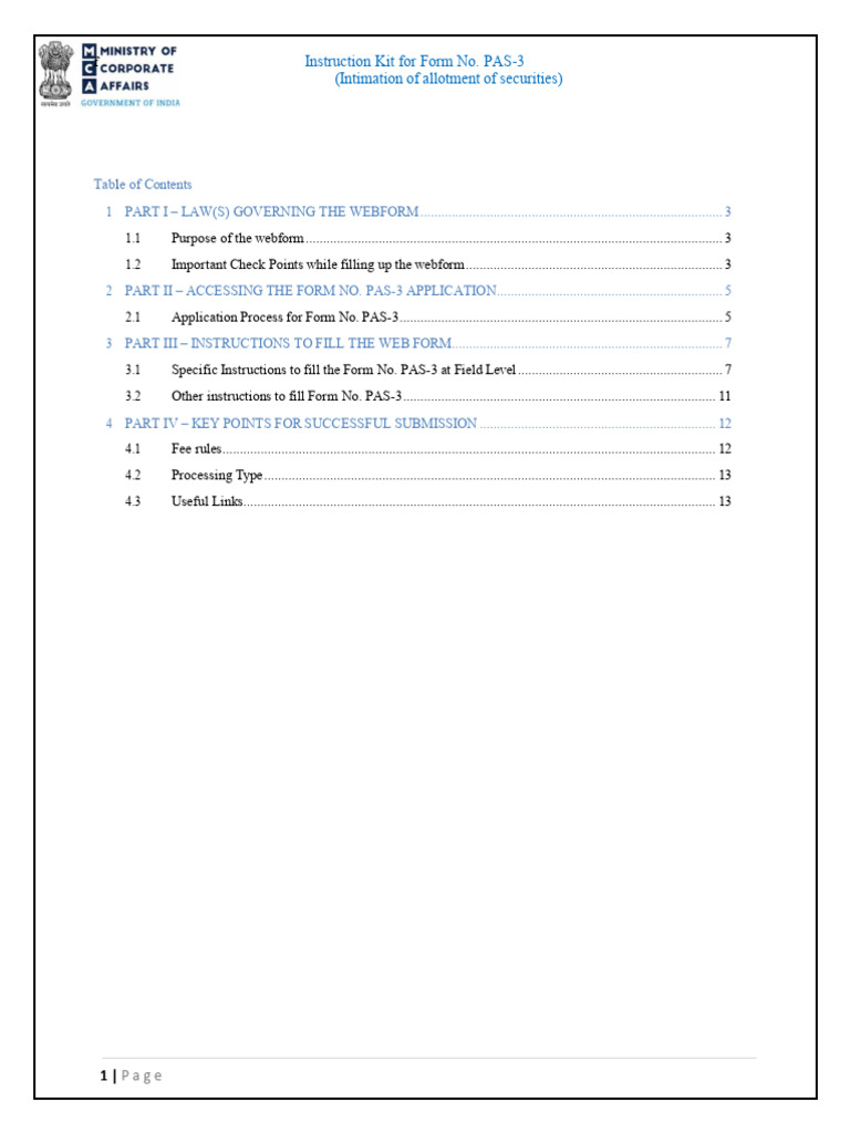 Guide to Form PAS-3 Submission | PDF | Real Estate Appraisal ...