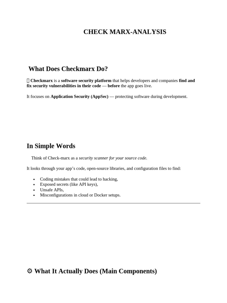 Check Marx | PDF | Information Technology | Software
