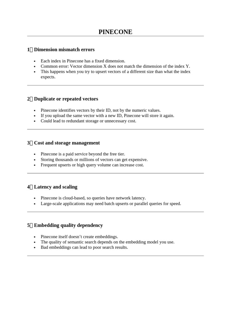 Pinecone | PDF