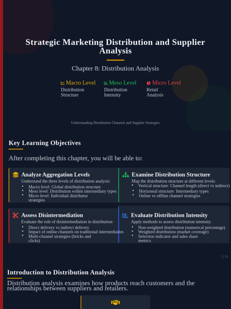 Strategic Marketing Distribution and Supplier Analysis | PDF | Retail ...