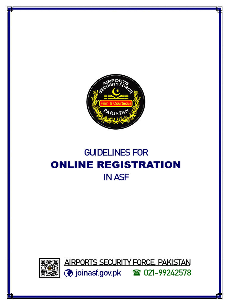 ASF Online Registration Guidelines | PDF | Password | Diploma