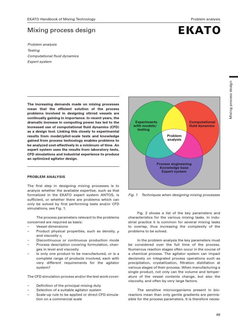 Optimizing Agitator Design for Mixing | PDF | Computational Fluid ...
