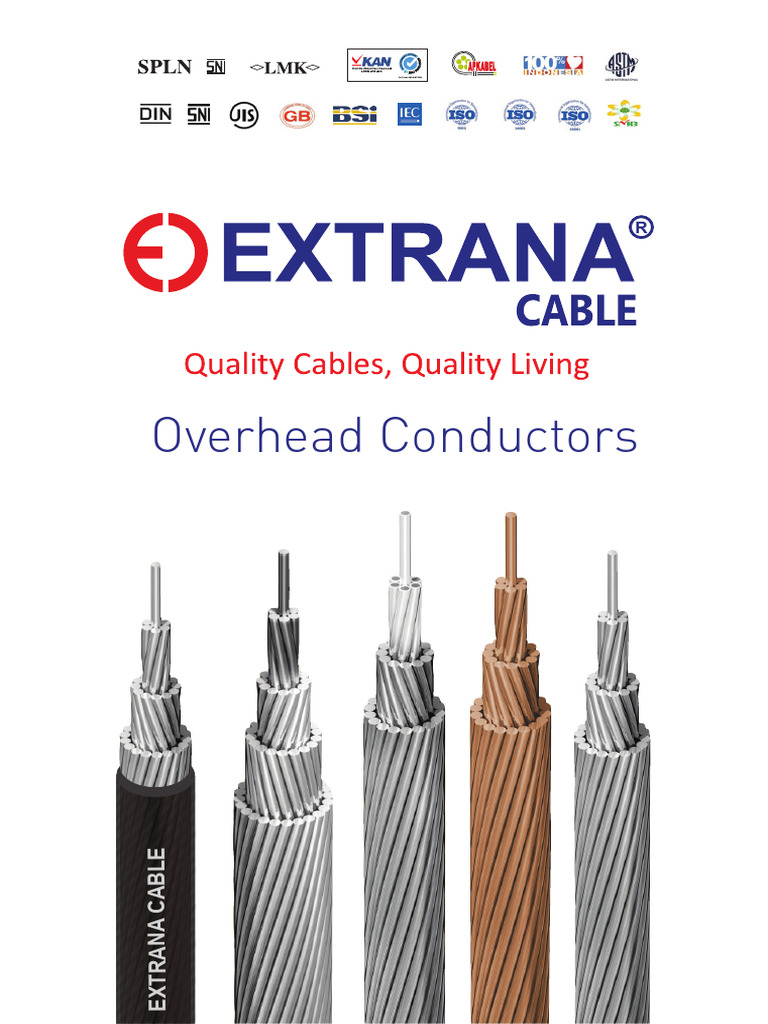 Extrana Catalogue Overhead Cables - 220823 - 150113 | PDF | Electricity ...