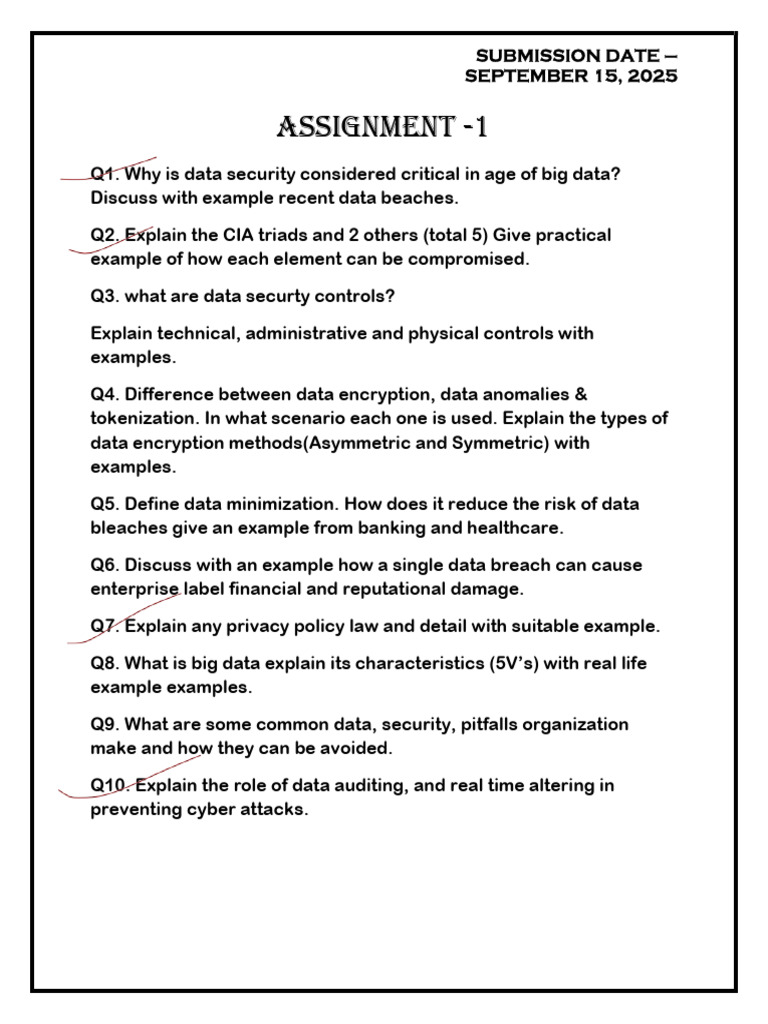 Assignment1 Data Security | PDF