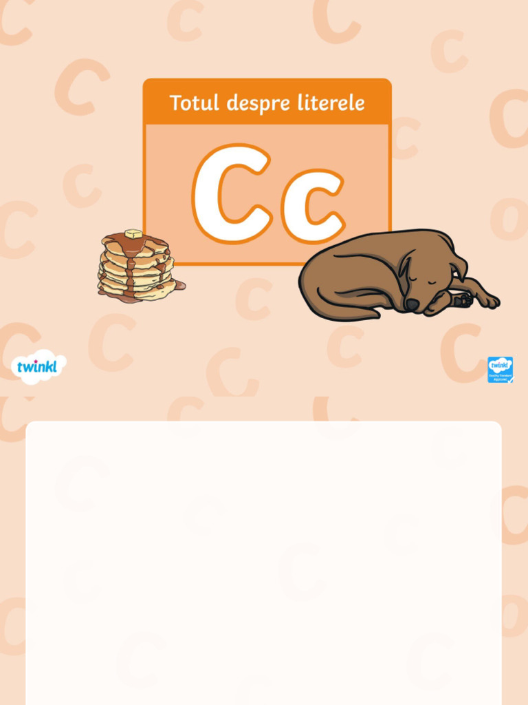 DLC 454 Totul Despre Litera C Prezentare Powerpoint Ver 9 | PDF