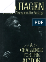 A Challenge For The Actor by Uta Hagen