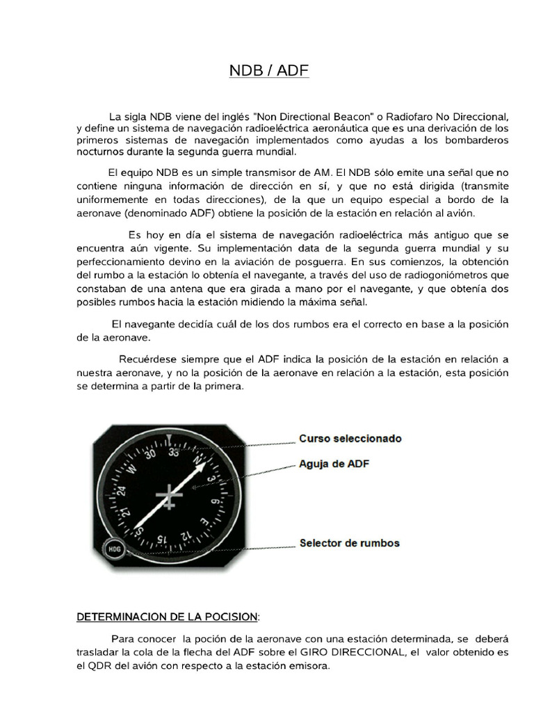VOR y ADF (MIO) | PDF