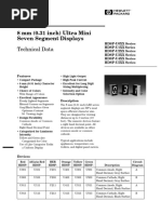 5161BS 7-Segment Display Datasheet | PDF | Celsius | Electronic Engineering