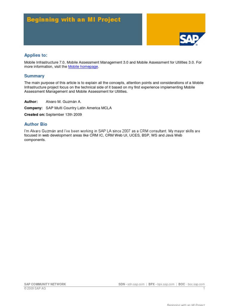 Beginning With An MI Project | PDF | Personal Digital Assistant | Ibm ...