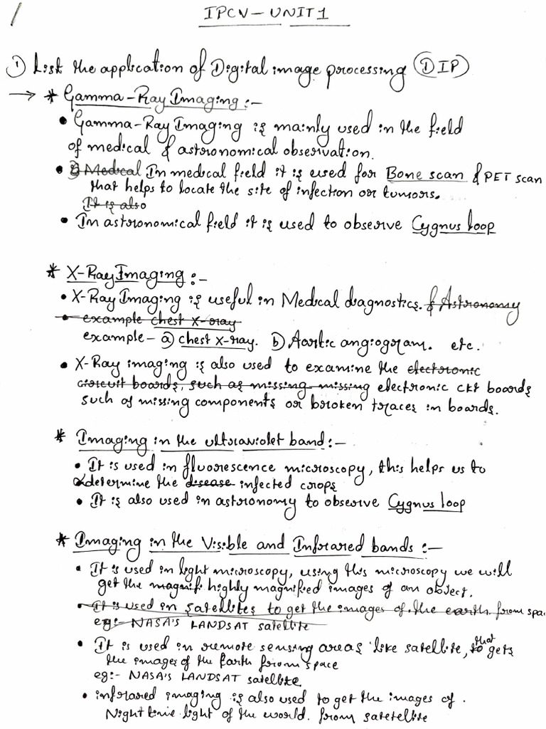 Ipcv Unit1 Imp | PDF