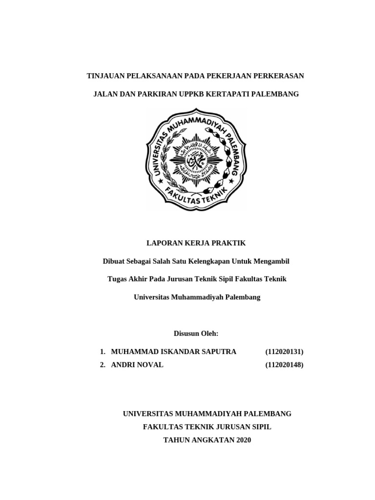 Tinjauan Pekerjaan Perkerasan Jalan UPPKB | PDF