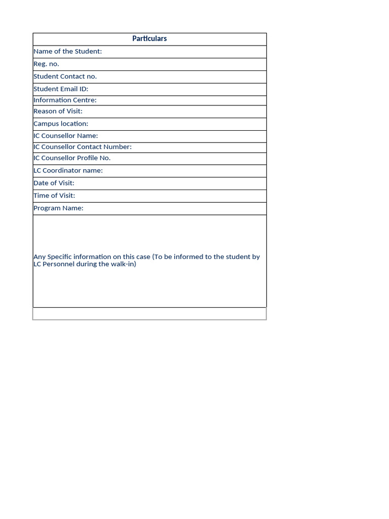 Walk in Format | PDF