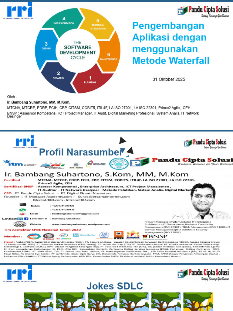 Metode Waterfall dalam Pengembangan Aplikasi | PDF